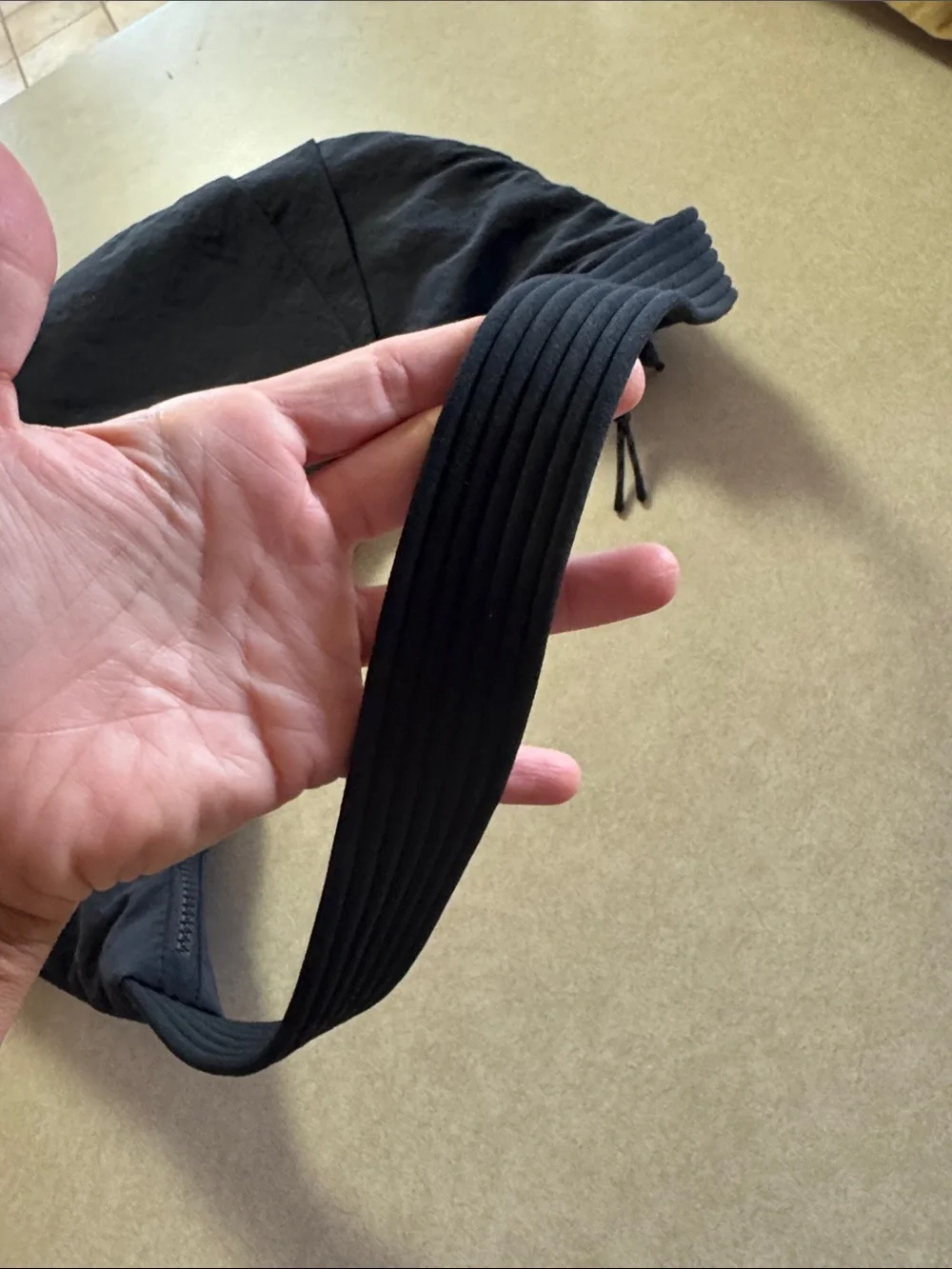 lululemon athletica Black Crescent Shoulder Bag
